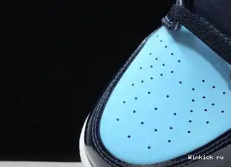 LEATHER PATENT UNC CHILL JORDAN 1 AIR BLUE 0705